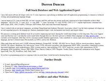 Tablet Screenshot of darrenduncan.net
